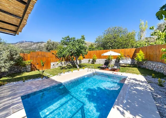 Very Cute Detached In Uezuemlue Village Of Kas Caykoy